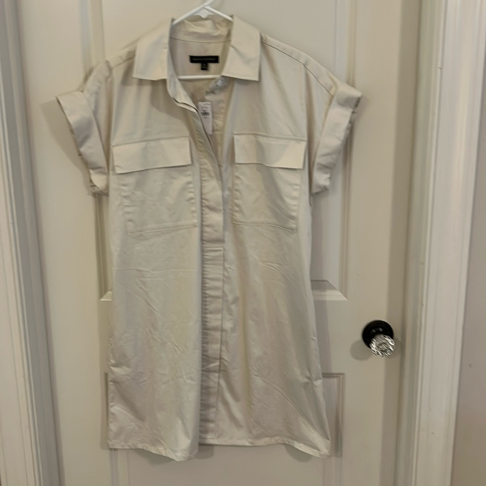 NWT Banana Republic khaki dress, size M